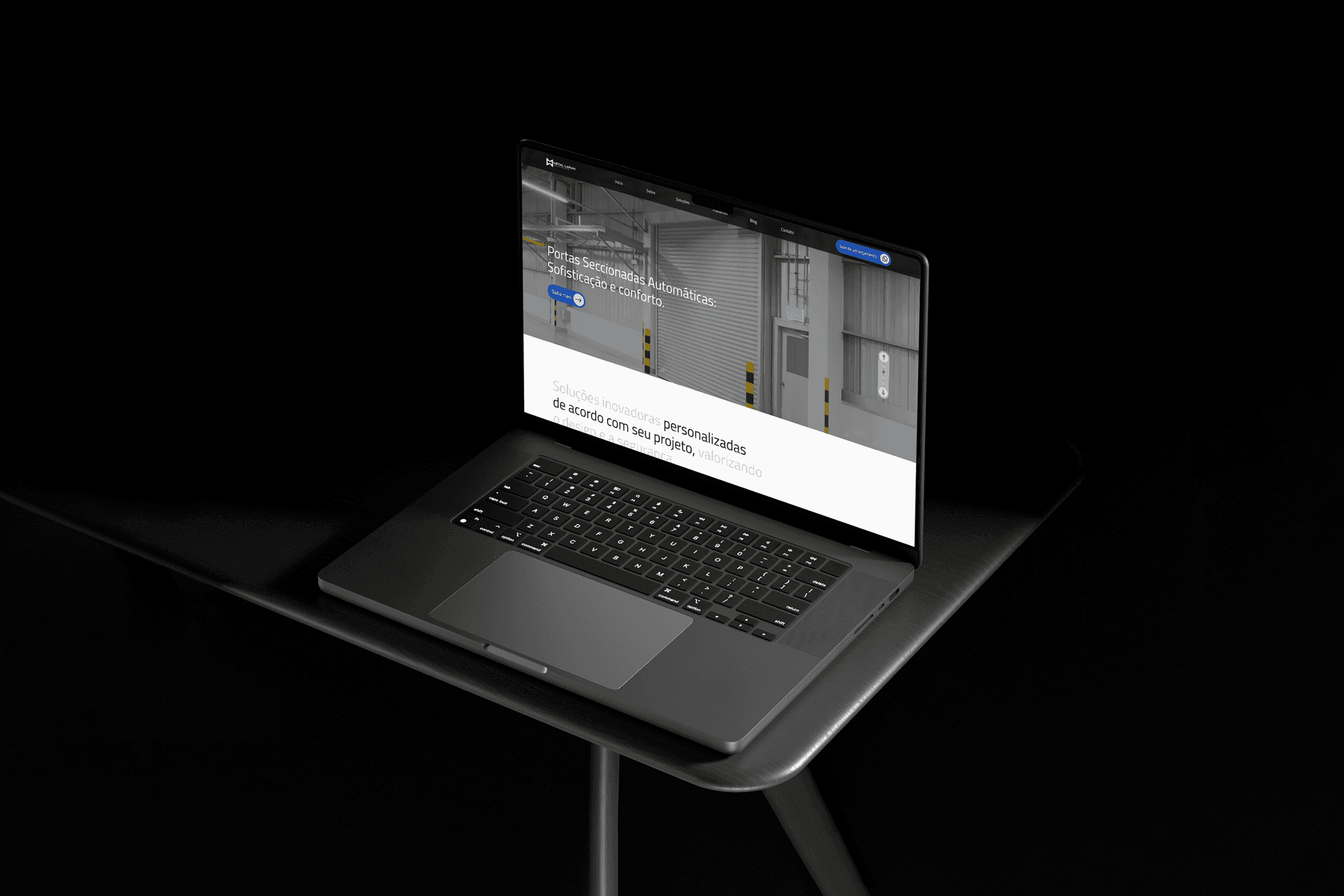 Exemplo de projeto de site da Stubborn